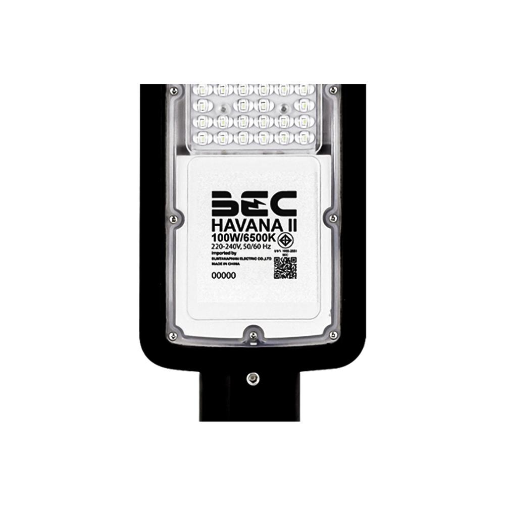 ไฟถนน LED BEC HAVANA II 100 วัตต์ DAYLIGHT สีดำ