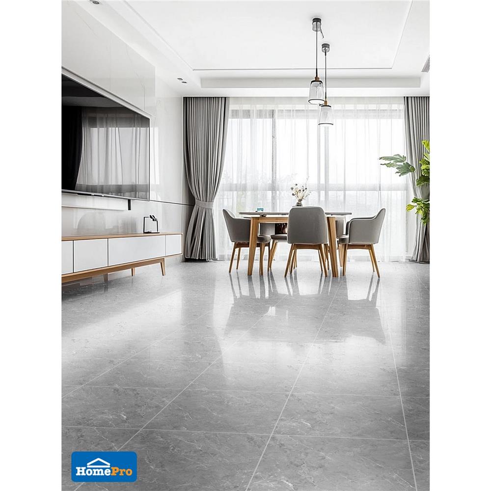 กระเบื้องพื้น 50x50 ซม. TARA โฮลัน เทาเข้ม A 1 ตร.ม.