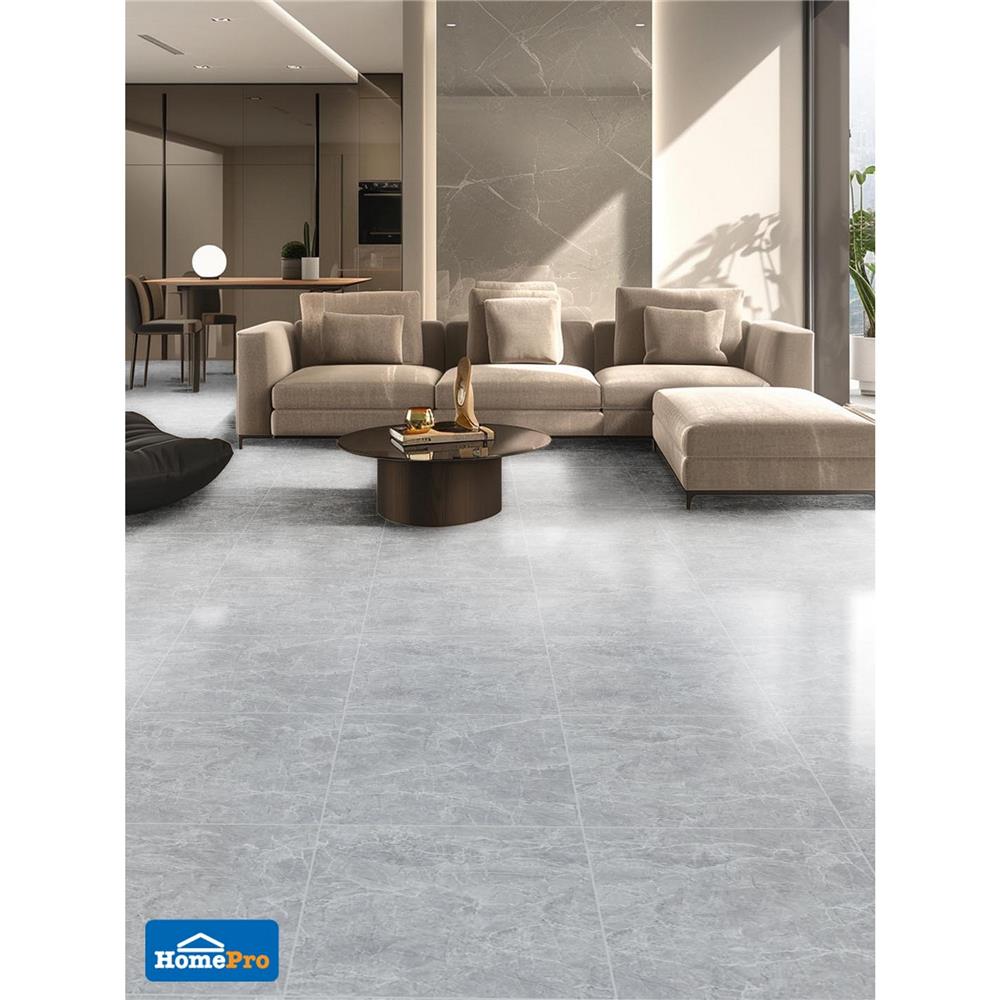 กระเบื้องพื้น 50x50 ซม. TARA โฮลัน เทา A 1 ตร.ม.