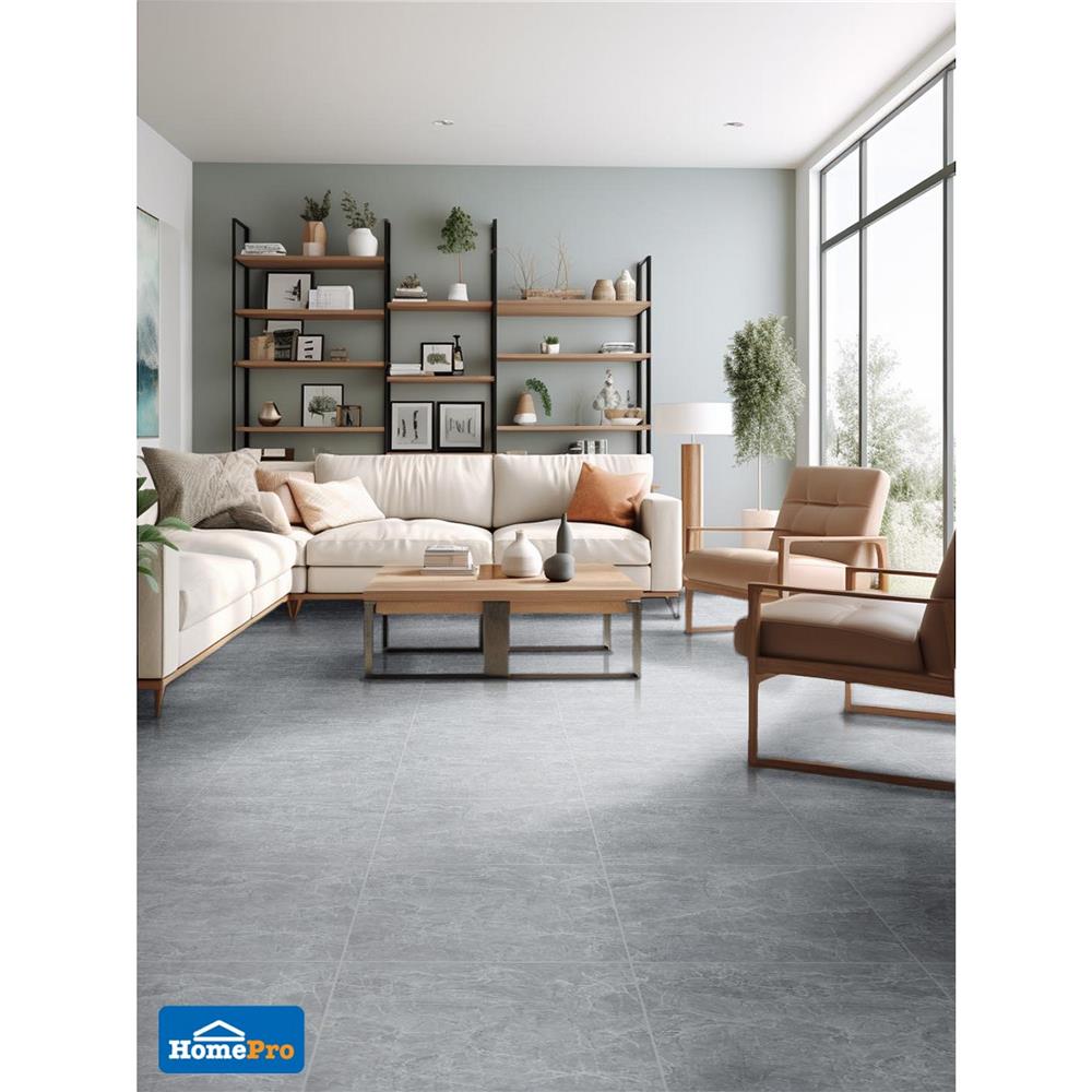 กระเบื้องพื้น 50x50 ซม. TARA โฮลัน เทา A 1 ตร.ม.