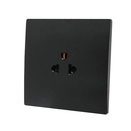 เต้ารับเดี่ยว 3 ขา BTICINO MALLIA SENSES S281103MB สีดำ_1