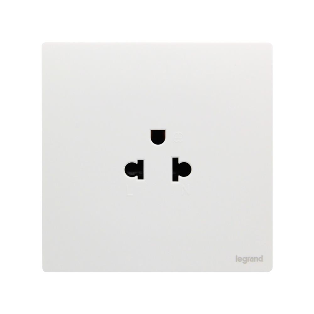 เต้ารับเดี่ยว 3 ขา BTICINO MALLIA SENSES S281103MW สีขาว