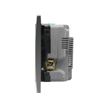 ชุดเต้ารับคู่ 3 ขา พร้อม USB A 1 ช่อง TYPE C 1 ช่อง BTICINO MALLIA SENSES S281204DS สีเทา_2