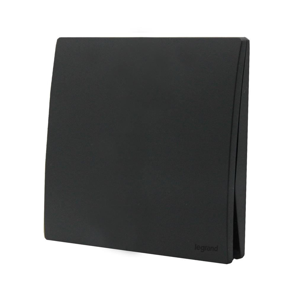 ชุดสวิตช์ 2 ทาง 1 ช่อง BTICINO MALLIA SENSES S281001MB สีดำ