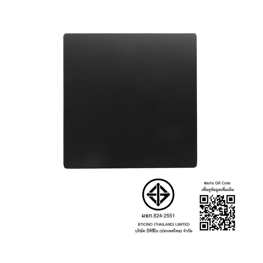 ชุดสวิตช์ 2 ทาง 1 ช่อง BTICINO MALLIA SENSES S281001MB สีดำ