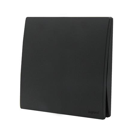 ชุดสวิตช์ 2 ทาง 1 ช่อง BTICINO MALLIA SENSES S281001MB สีดำ_1