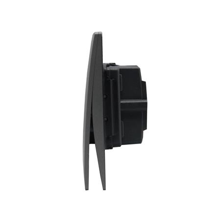 ชุดสวิตช์ 1 ทาง 2 ช่อง BTICINO MALLIA SENSES S281002DS สีเทา_2