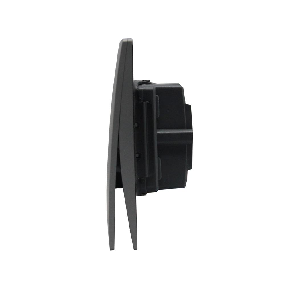 ชุดสวิตช์ 1 ทาง 3 ช่อง BTICINO MALLIA SENSES S281004DS สีเทา