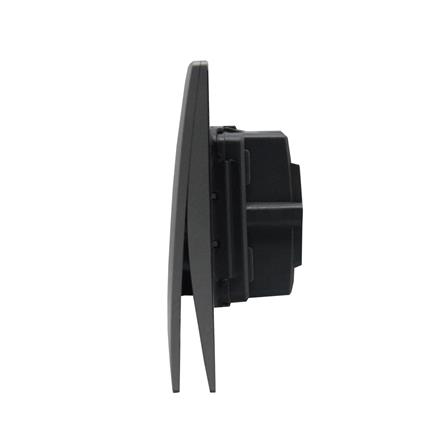 ชุดสวิตช์ 1 ทาง 3 ช่อง BTICINO MALLIA SENSES S281004DS สีเทา_2