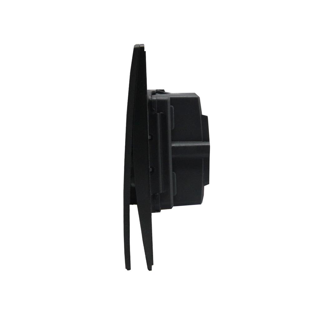 ชุดสวิตช์ 1 ทาง 3 ช่อง BTICINO MALLIA SENSES S281004MB สีดำ