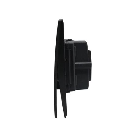 ชุดสวิตช์ 1 ทาง 3 ช่อง BTICINO MALLIA SENSES S281004MB สีดำ_2