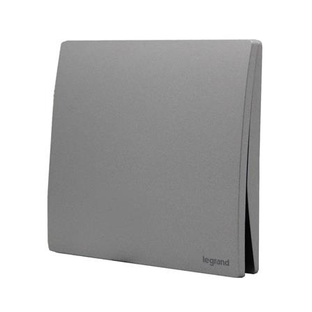 ชุดสวิตช์ 2 ทาง 1 ช่อง BTICINO MALLIA SENSES S281001DS สีเทา_1