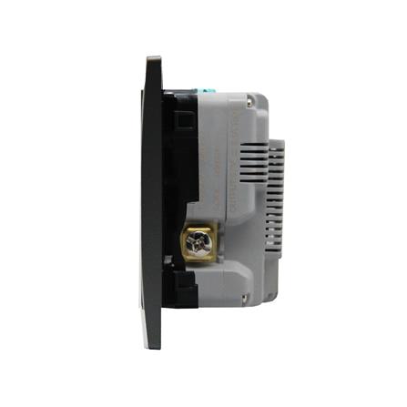 ชุดเต้ารับคู่ 3 ขา พร้อม USB A 1 ช่อง TYPE C 1 ช่อง BTICINO MALLIA SENSES S281204MB สีดำ_2