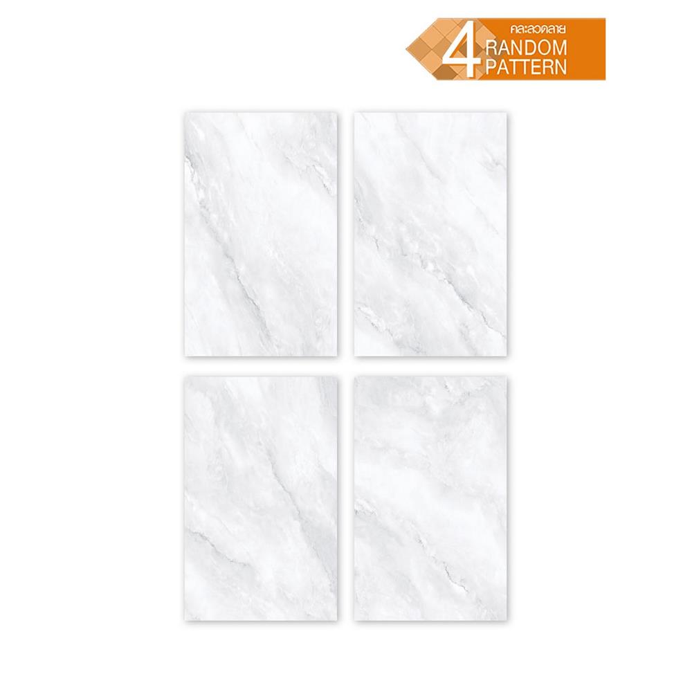 กระเบื้องผนัง 25x40 ซม. TARA อาร์กัส มาร์เบิล ไวท์ A 1 ตร.ม.