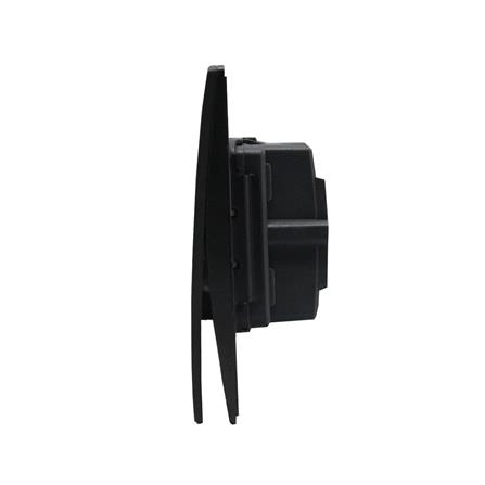 ชุดสวิตช์ 2 ทาง 2 ช่อง BTICINO MALLIA SENSES S281003MB สีดำ_2