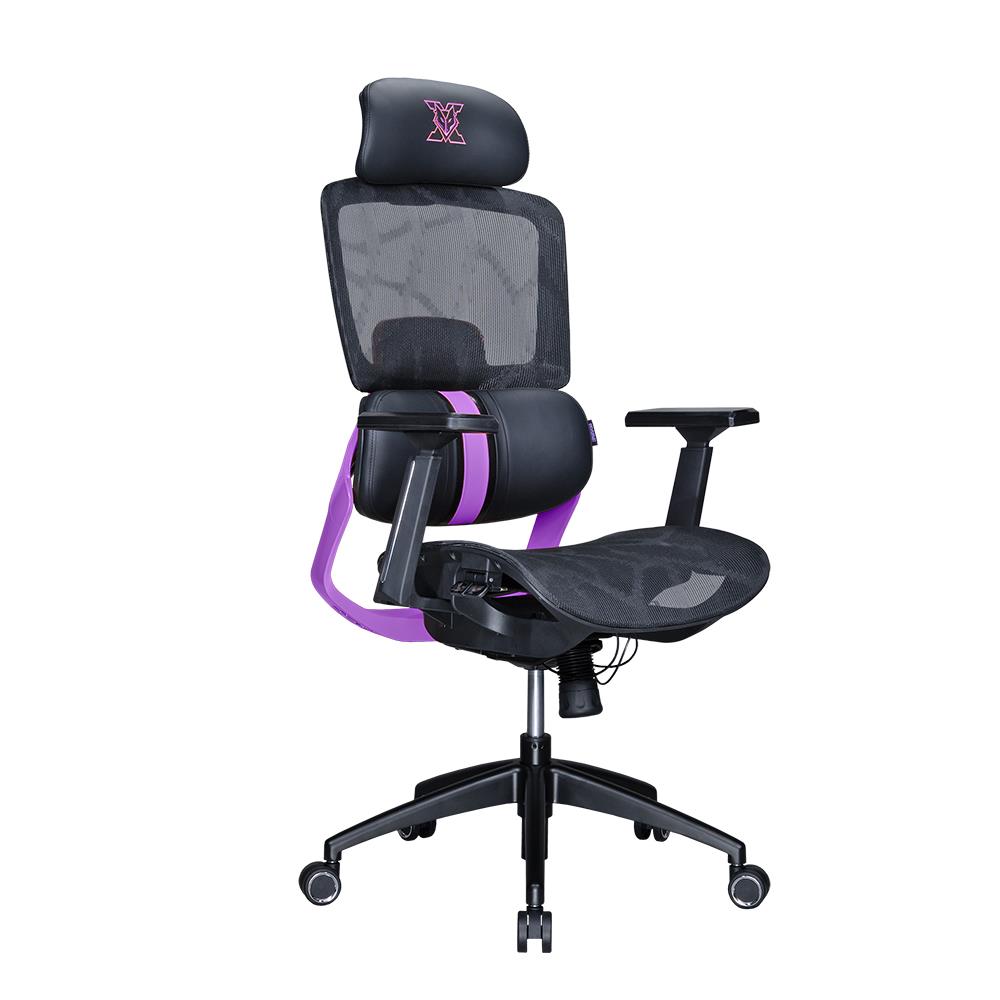 เก้าอี้สุขภาพ NUBWO NXRG03 LAVENDER สีม่วง/ดำ