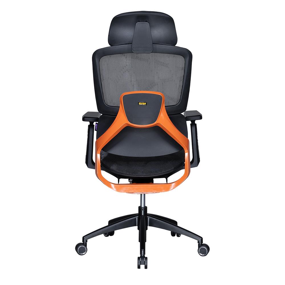 เก้าอี้สุขภาพ NUBWO NXRG03 SUNSET สีส้ม/ดำ