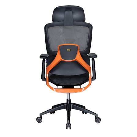 เก้าอี้สุขภาพ NUBWO NXRG03 SUNSET สีส้ม/ดำ_4