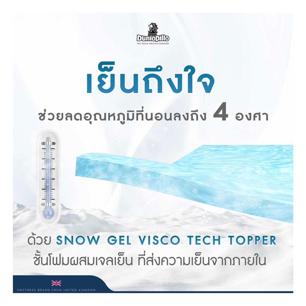 ที่นอน 5 ฟุต DUNLOPILLO NAILA พร้อมชุดเครื่องนอน 11 ชิ้น