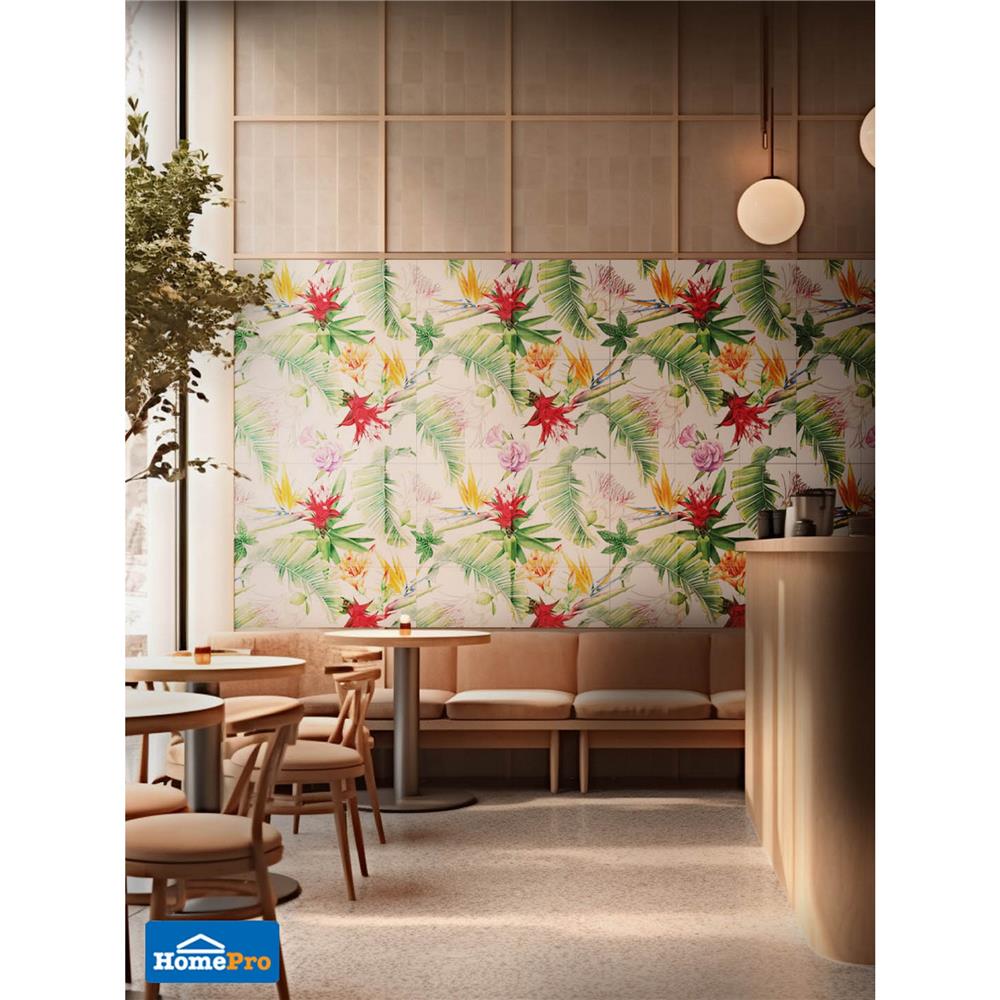 กระเบื้องผนังภาพชุด 10x16 นิ้ว ARTE อเมซอนไวท์