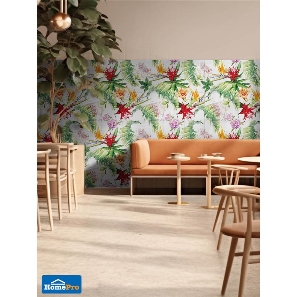 กระเบื้องผนังภาพชุด 10x16 นิ้ว ARTE อเมซอนไวท์