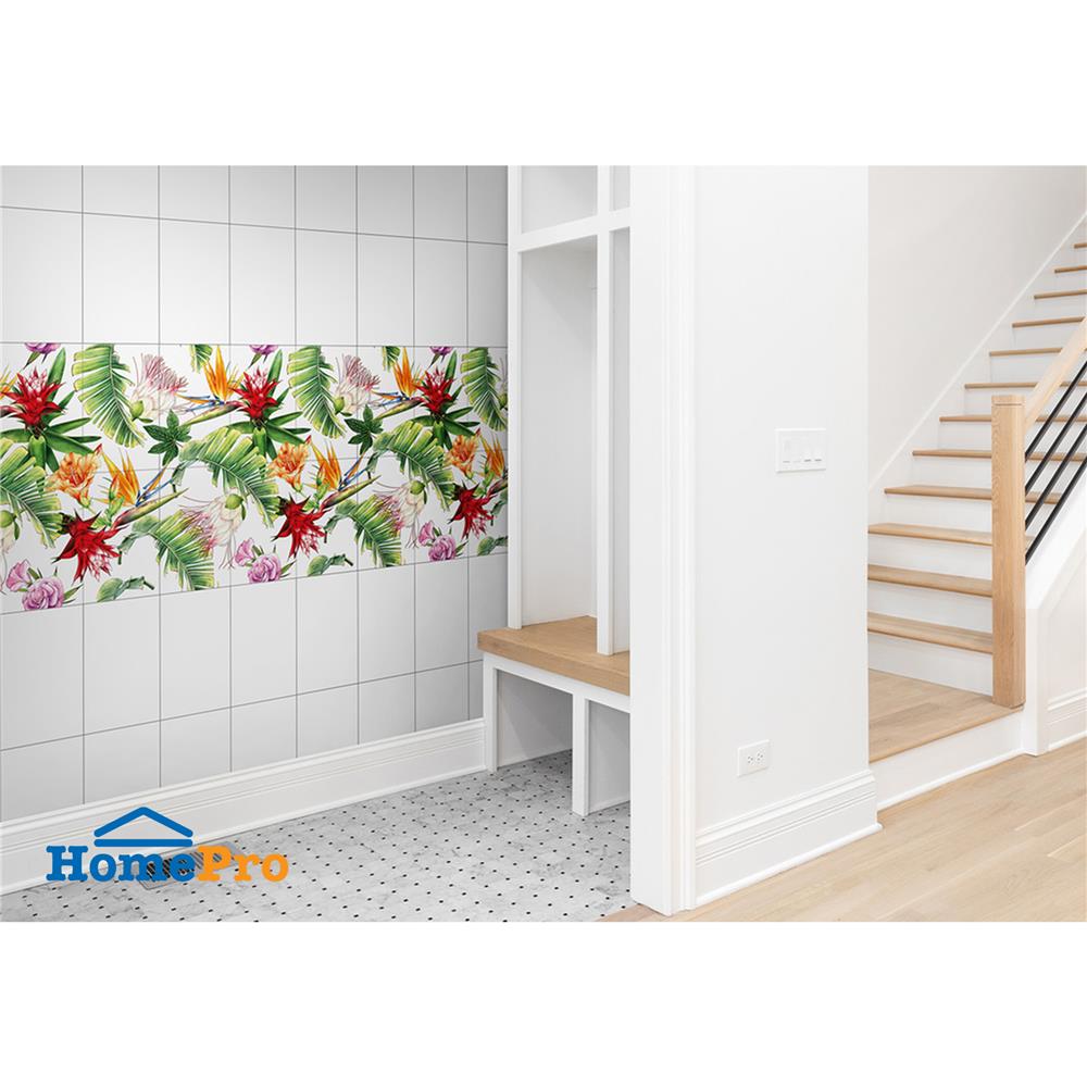 กระเบื้องผนังภาพชุด 10x16 นิ้ว ARTE อเมซอนไวท์