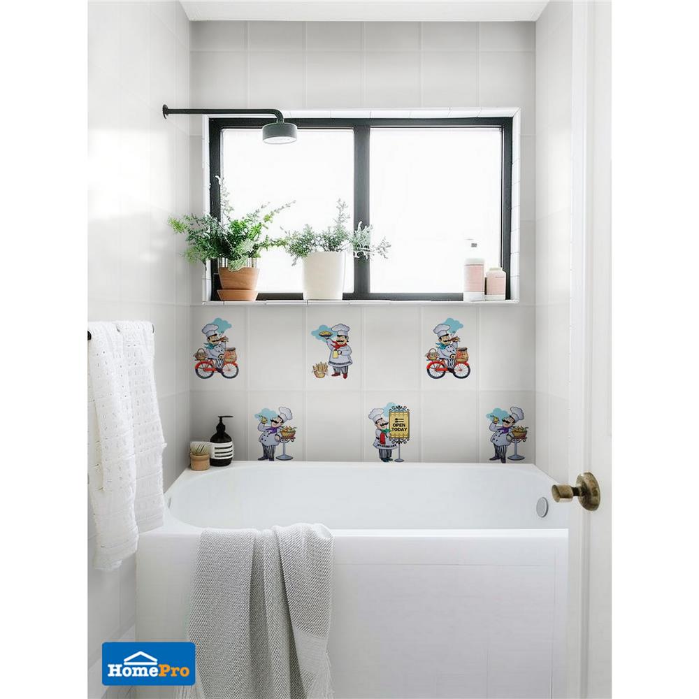 กระเบื้องผนังภาพชุด 10x16 นิ้ว ARTE ท็อปเชฟ