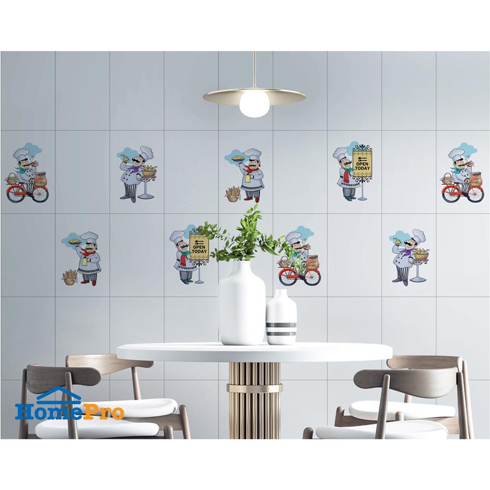 กระเบื้องผนังภาพชุด 10x16 นิ้ว ARTE ท็อปเชฟ