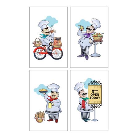 กระเบื้องผนังภาพชุด 10x16 นิ้ว ARTE ท็อปเชฟ_0