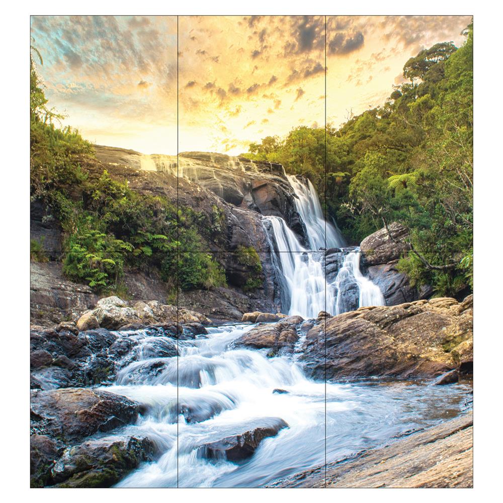 กระเบื้องผนังภาพชุด 10x16 นิ้ว ARTE วิวน้ำตก