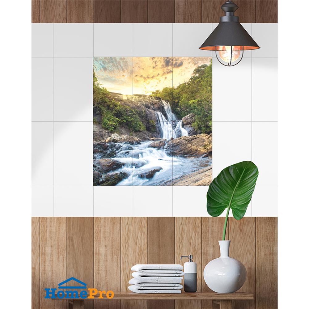 กระเบื้องผนังภาพชุด 10x16 นิ้ว ARTE วิวน้ำตก