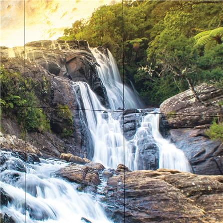 กระเบื้องผนังภาพชุด 10x16 นิ้ว ARTE วิวน้ำตก_1