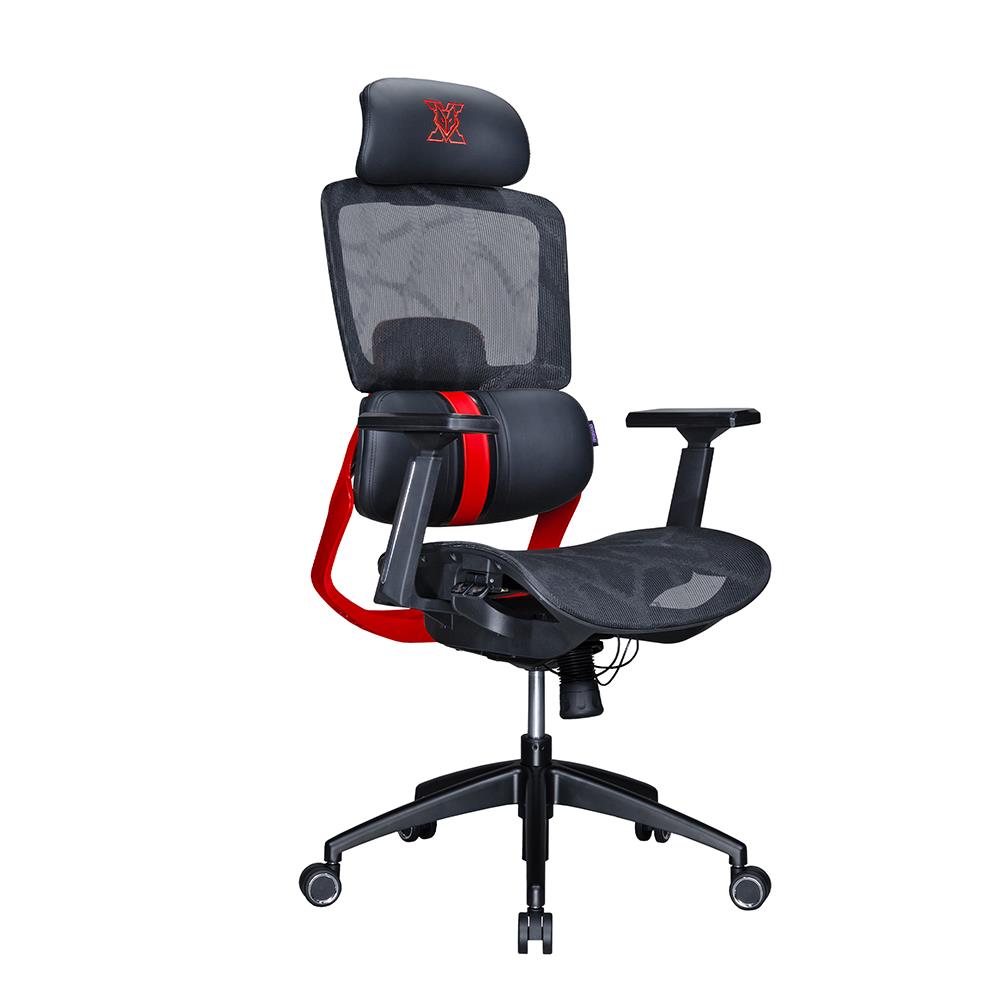 เก้าอี้สุขภาพ NUBWO NXRG03 MIDNIGHT สีแดง/ดำ