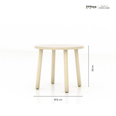 โต๊ะสำหรับเด็ก OYAKOO HARPER 60 ซม. สีครีม_2