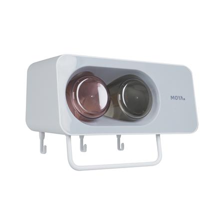 ที่ใส่แปรงสีฟัน MOYA E2111 สีขาว-เทา_0