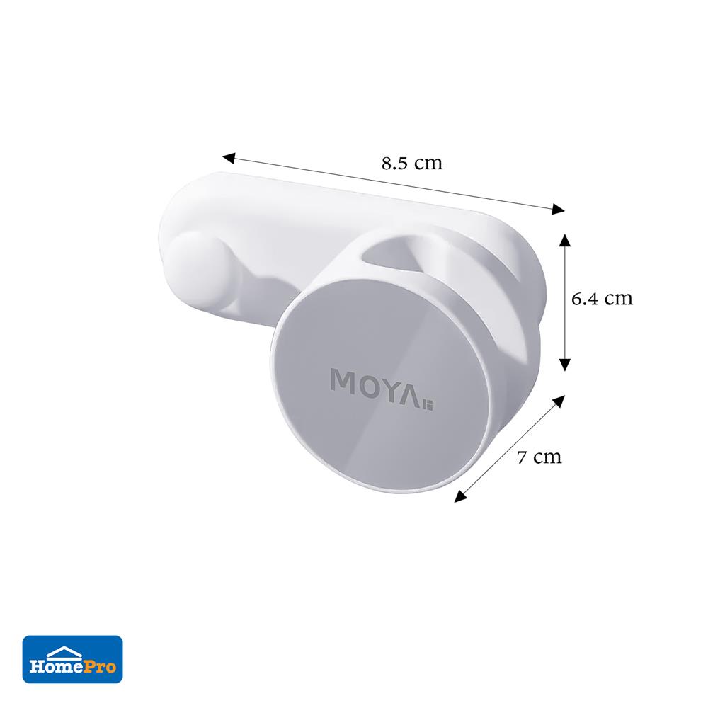 ที่ยึดหัวฝักบัว MOYA E2243 สีขาว-เทา