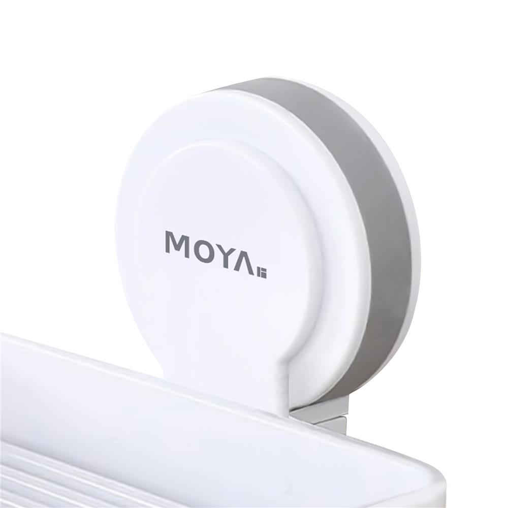 ที่วางสบู่ MOYA E1507 สีขาว-เทา