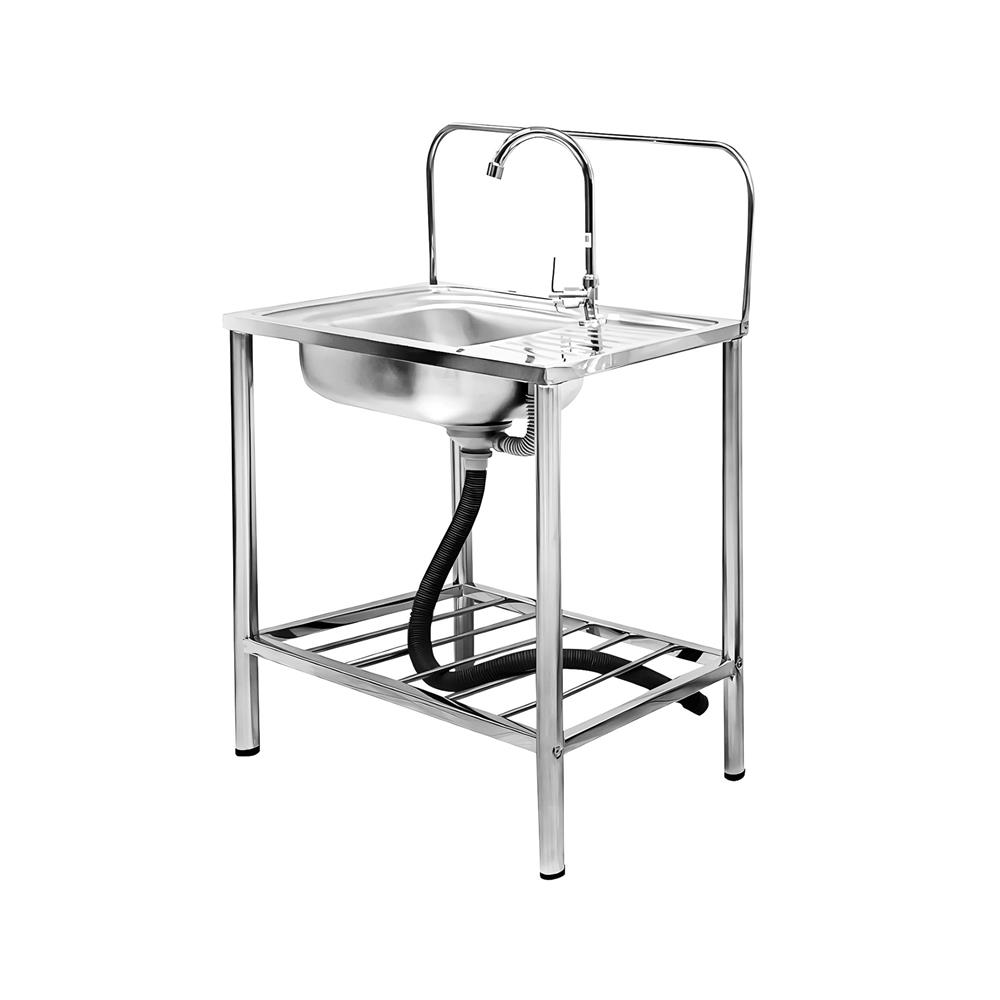 ซิงค์ขาตั้ง 1 หลุม 1 ที่พัก PARNO BELLA 7545 สีเงิน