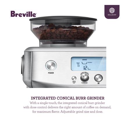 เครื่องชงกาแฟ BREVILLE BES878 สีเงิน_7