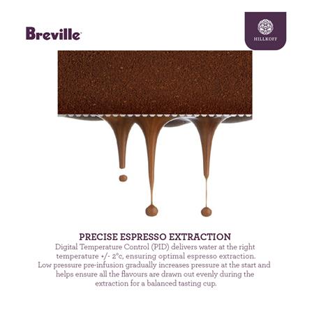 เครื่องชงกาแฟ BREVILLE BES878 สีเงิน_11