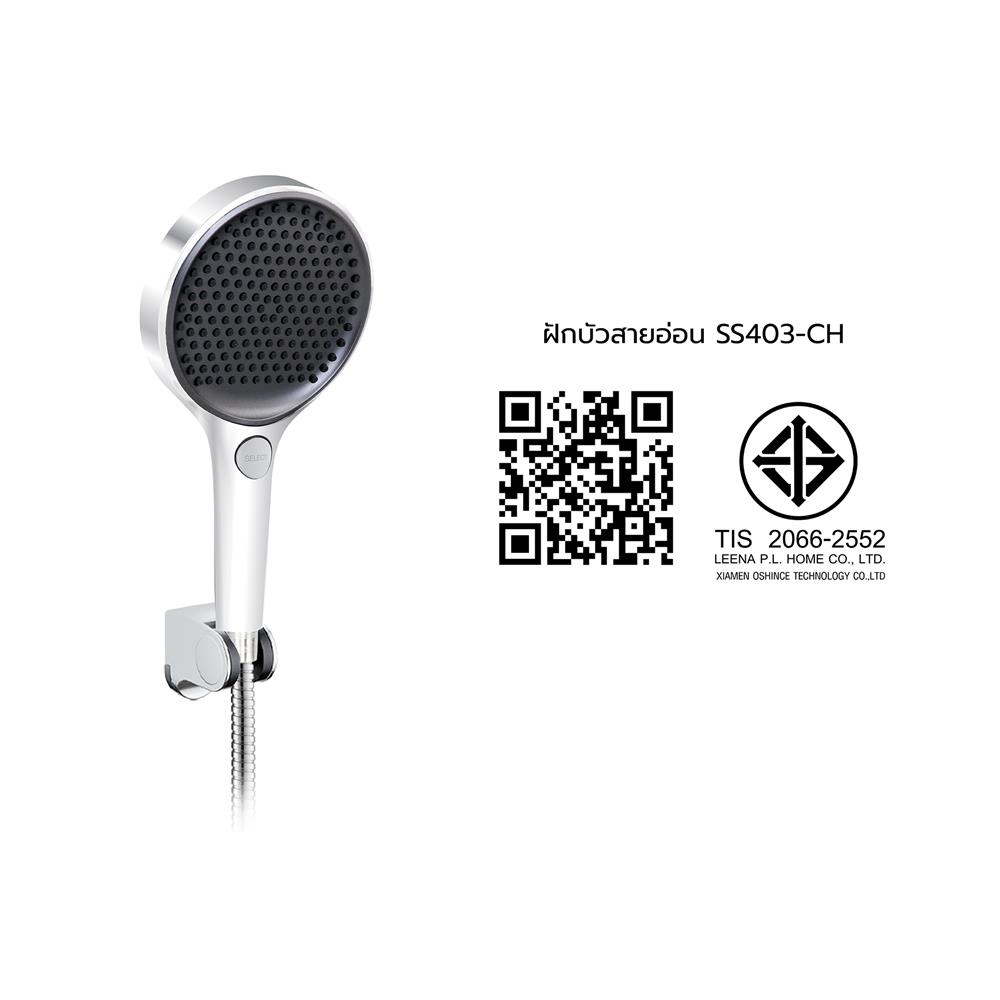 ฝักบัวสายอ่อน 4 ระดับ HONS SS403-CH สีโครม