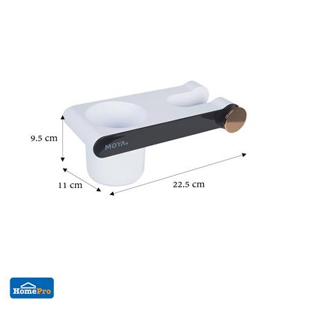 ที่วางไดร์เป่าผม MOYA E2208 สีขาว-เทา_7