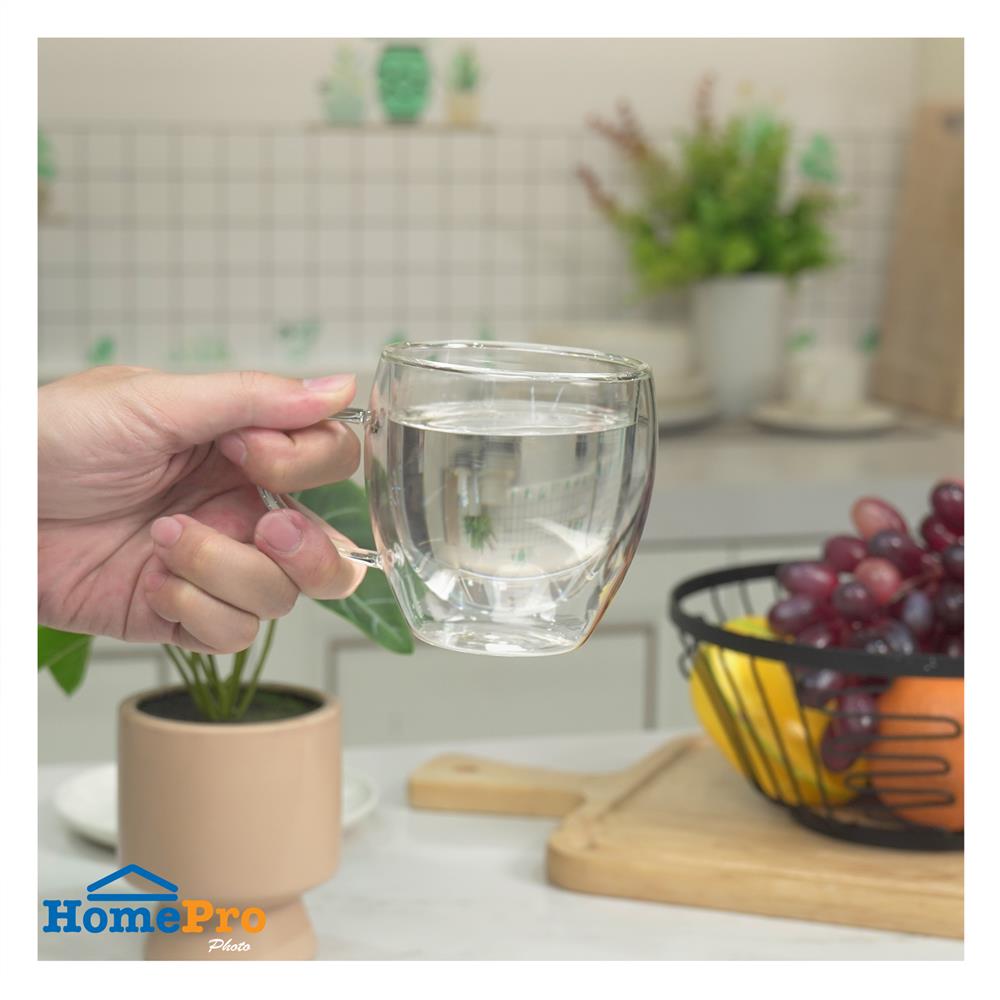 แก้วหู 100 มล. KECH DOUBLE WALL C (แพ็ก 2 ใบ)