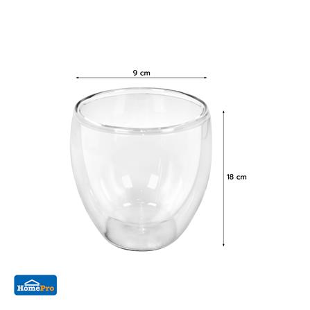 แก้วน้ำ 250 มล. KECH DOUBLE WALL C (แพ็ก 2 ใบ)_4