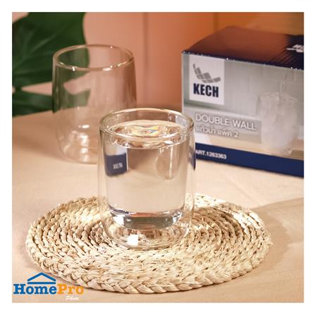แก้วน้ำ 250 มล. KECH DOUBLE WALL S (แพ็ก 2 ใบ)_3