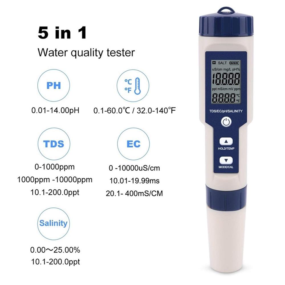 เครื่องวัดสภาพน้ำ VALINA 5 IN 1