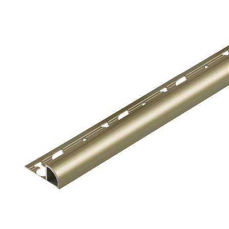 คิ้วอะลูมิเนียมมุมโค้ง DP 14 มม. 2 ม. สีโกลด์เบจไฮกลอส_0