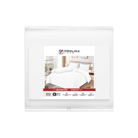 ชุดผ้าปูที่นอน 6 ฟุต 6 ชิ้น FROLINA MICROTEX SF028_4