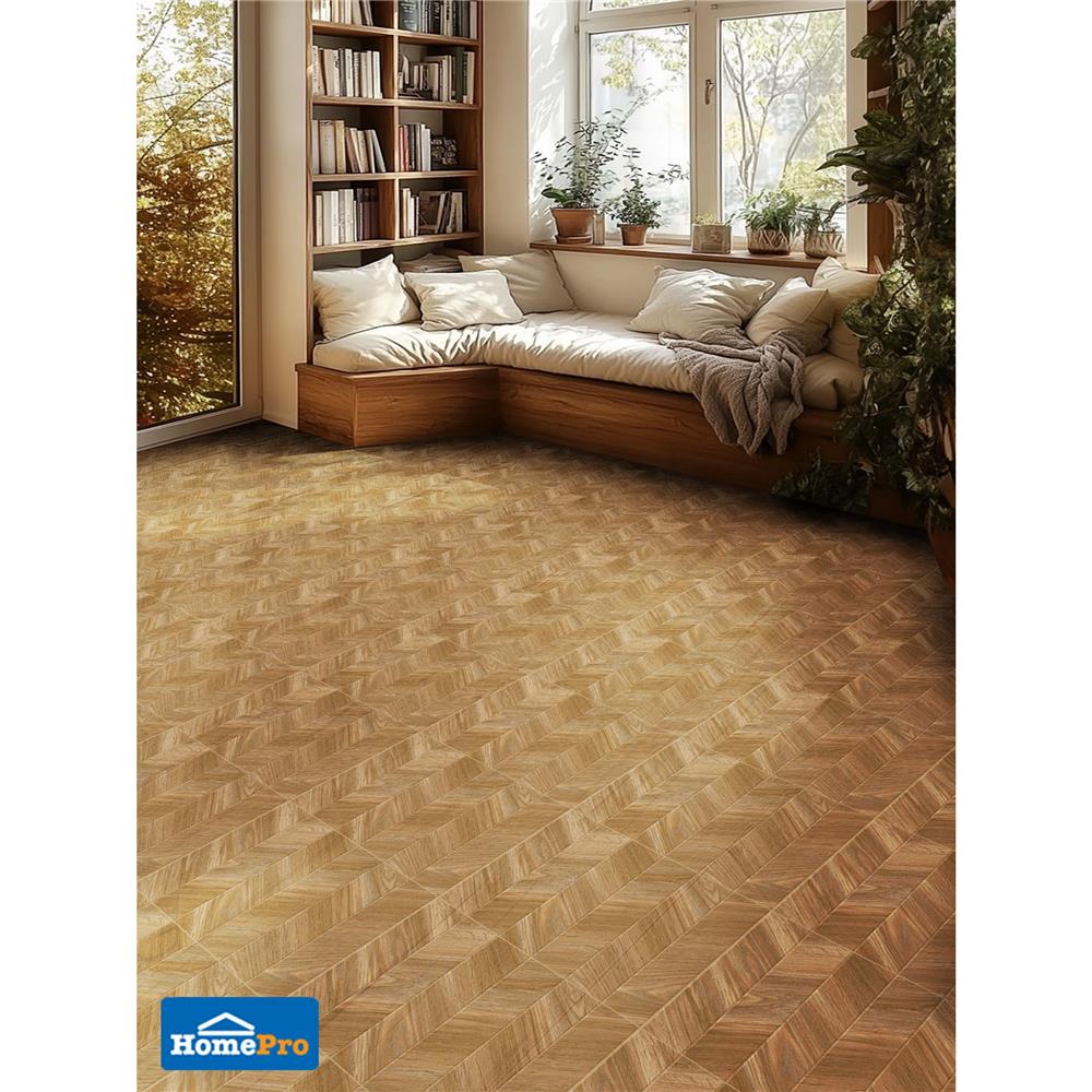 กระเบื้องพื้น 50x50 ซม. TARA เตมูจิน น้ำตาล A 1 ตร.ม.