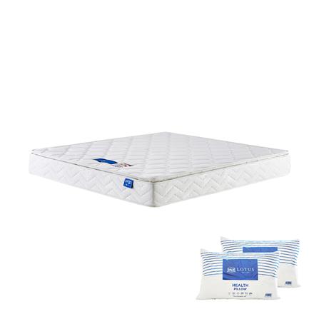 ที่นอน 5 ฟุต LOTUS ELIPSE พร้อมหมอนหนุน 2 ชิ้น